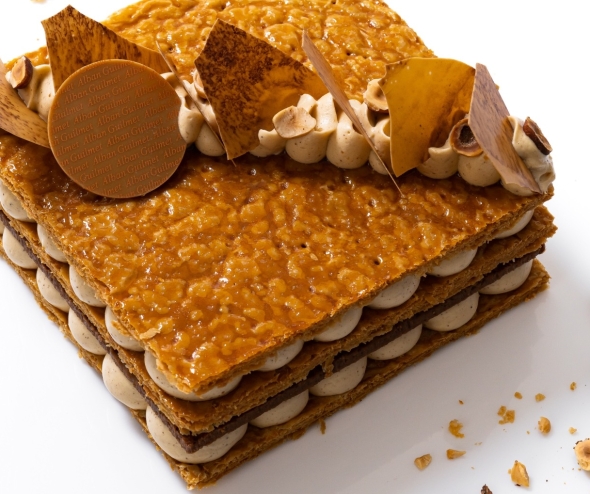 Feuilleté praline