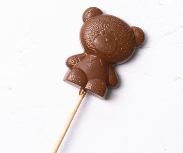 Sucette chocolat au lait