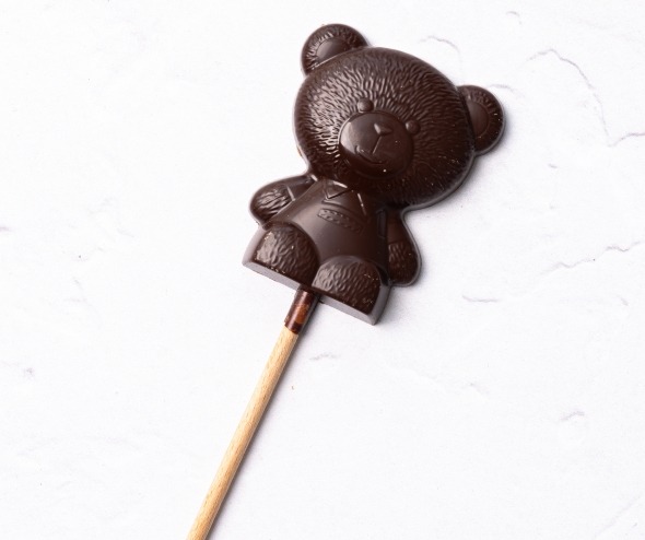 Sucette chocolat noir