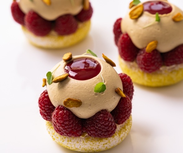 Pavlova Framboise Pistache