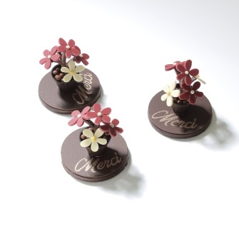 Pot de fleur praliné FDS 2024