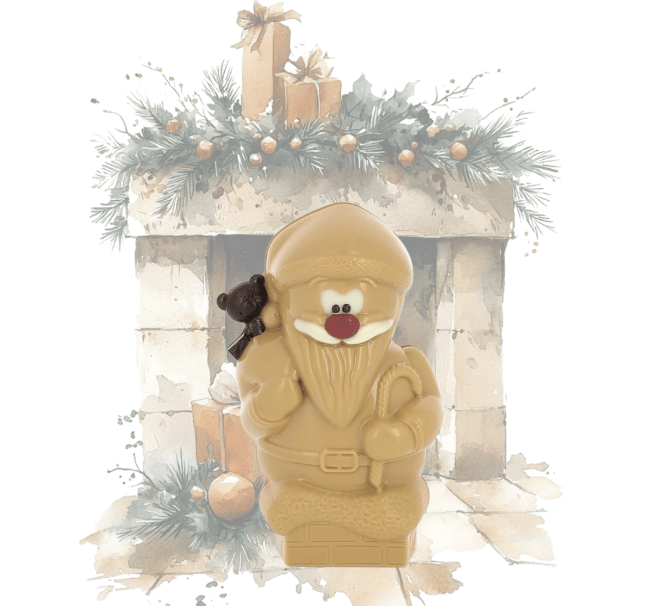 Moulage père-noël blond