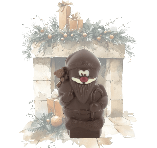 Moulage père-noël noir