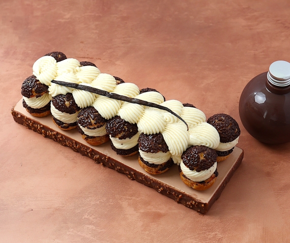 Profiteroles glacées chocolat